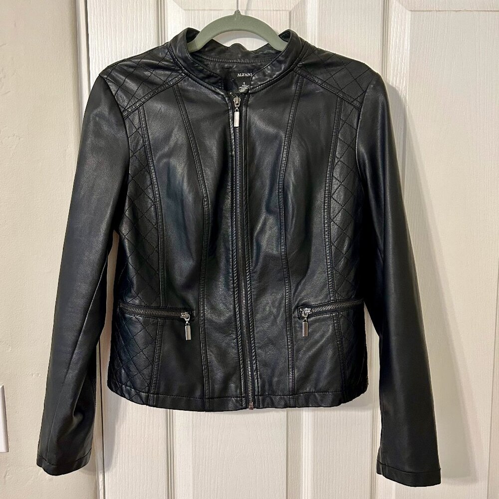 Alfani Faux Leather Jacket